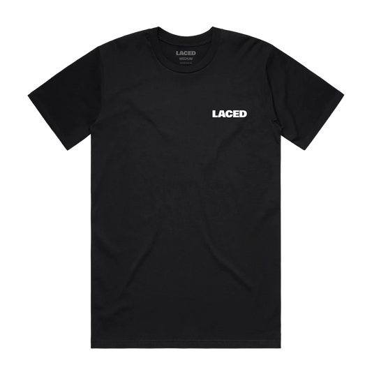 Laced Logo T-Shirt Black