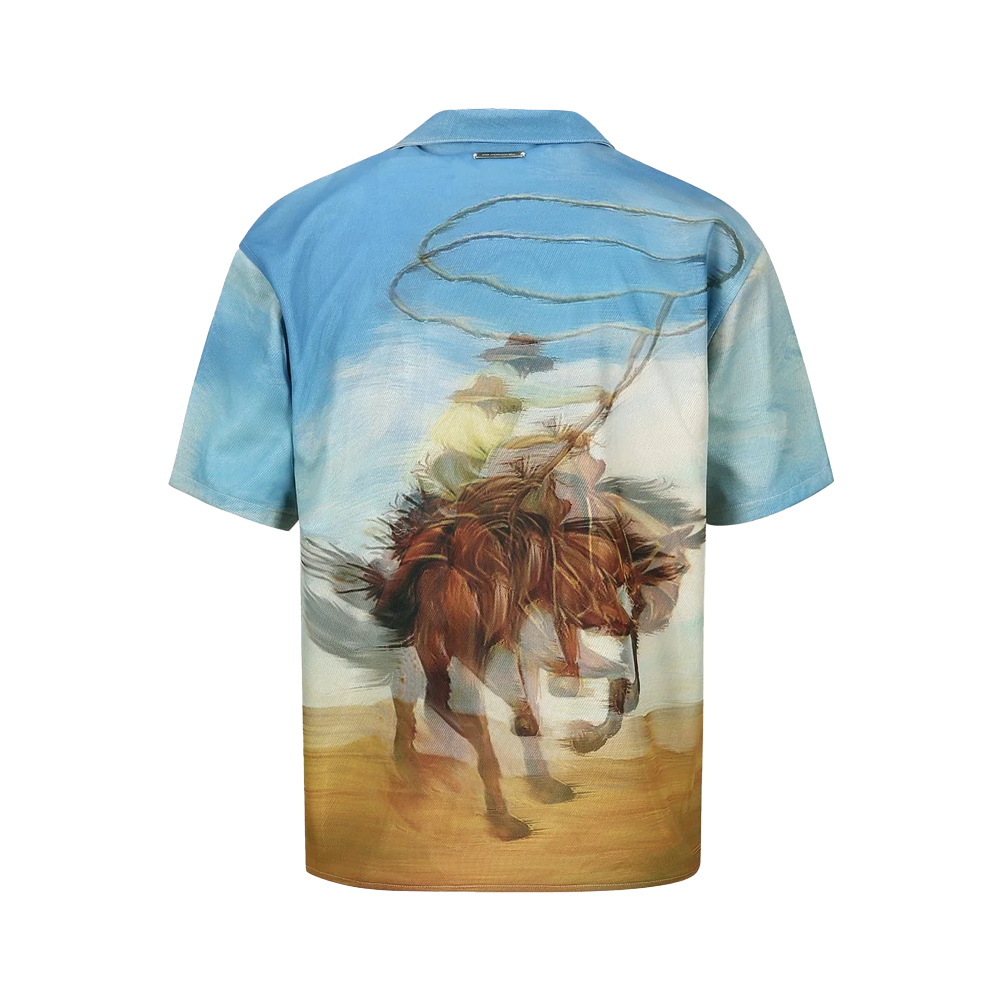 Andersson Bell Lenticular Cowboy Shirts Blue ATB1282M