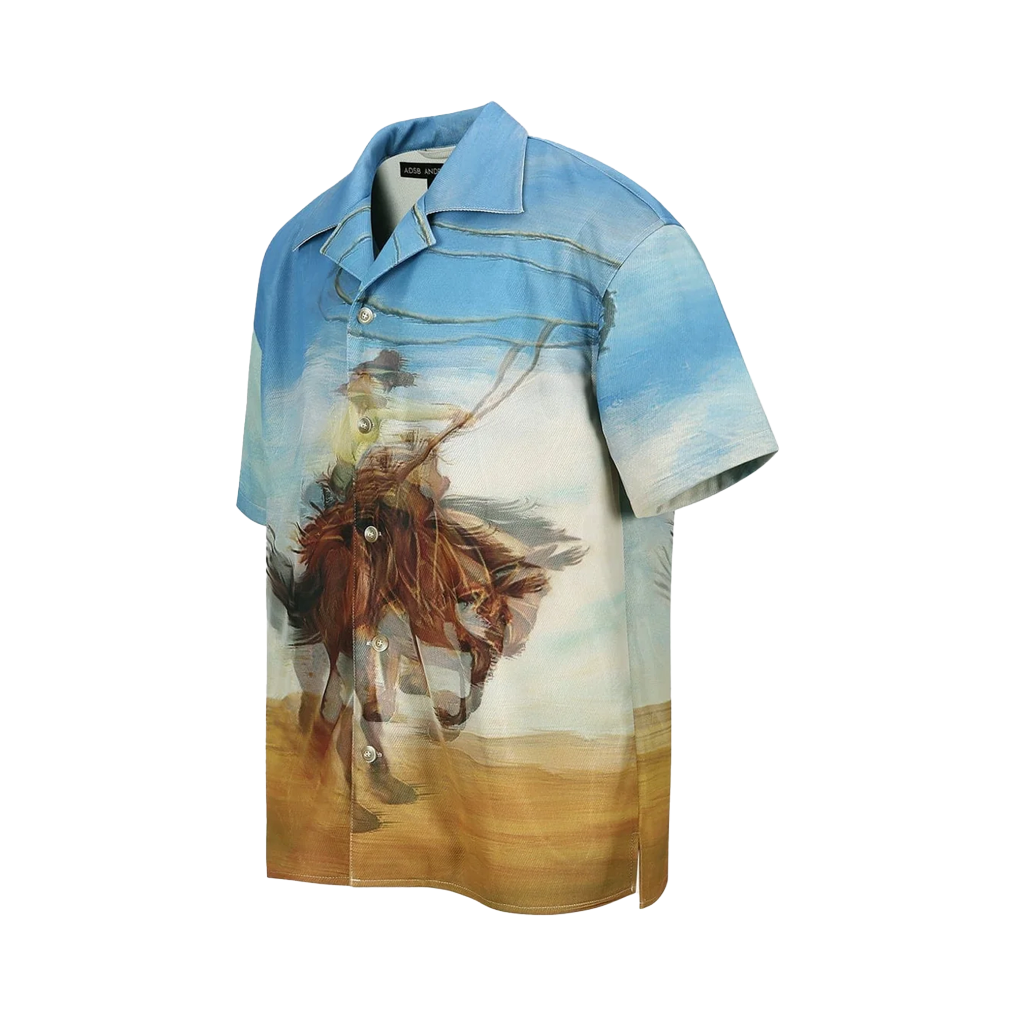 Andersson Bell Lenticular Cowboy Shirts Blue ATB1282M
