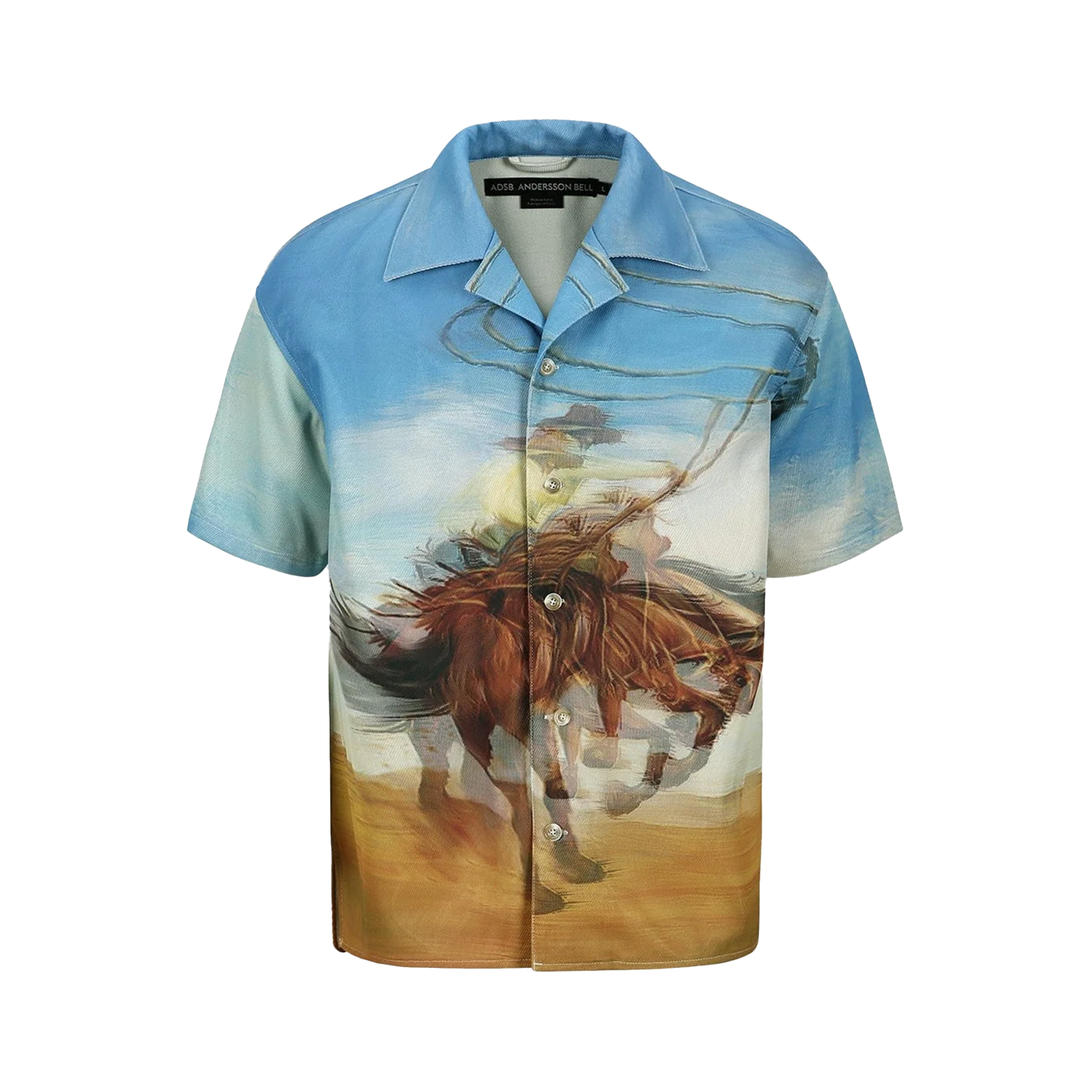 Andersson Bell Lenticular Cowboy Shirts Blue ATB1282M