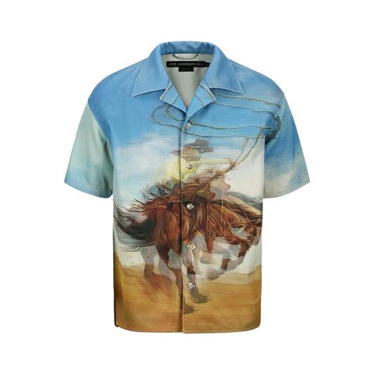Andersson Bell Lenticular Cowboy Shirts Blue ATB1282M