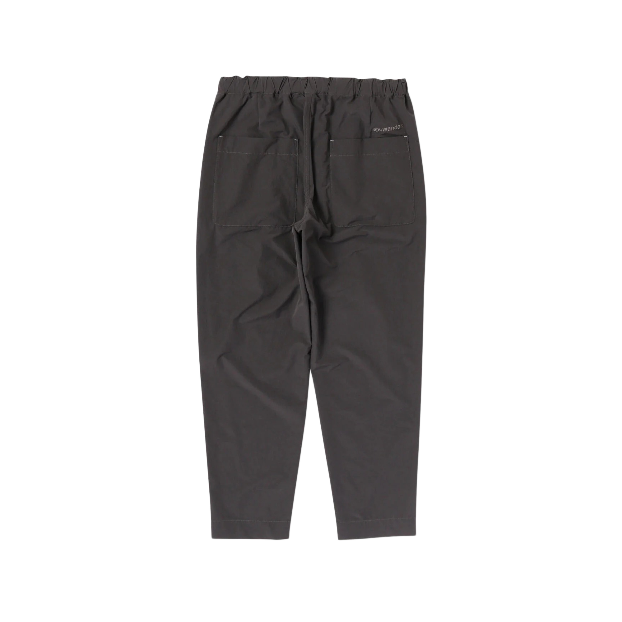 and wander Light W Cloth Pants D.Gray