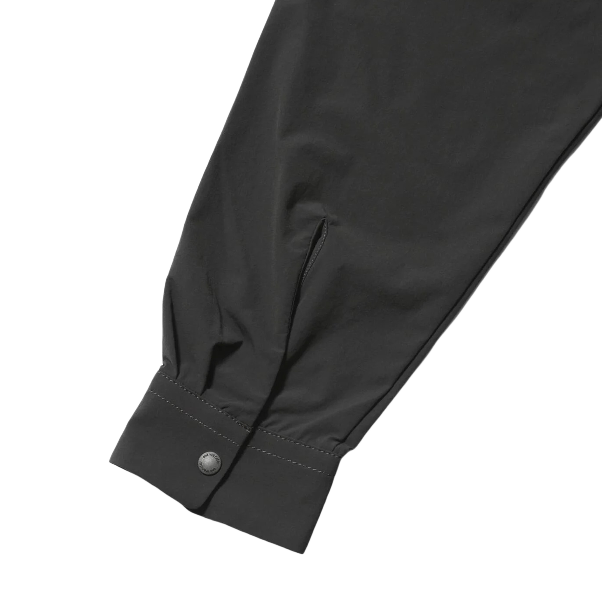 and wander Light W Cloth Shirt D.Gray