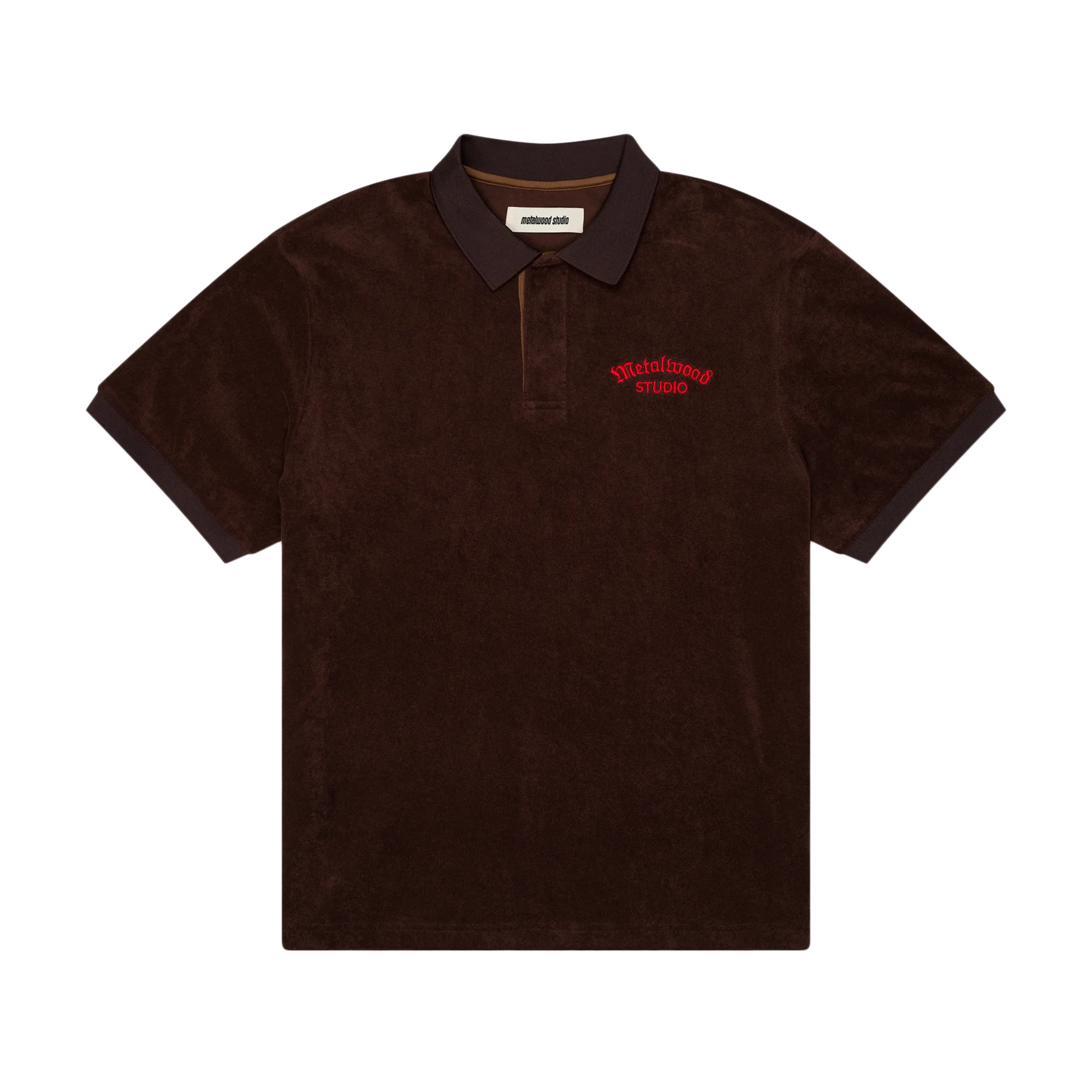 Metalwood Medieval Terry Polo Dark Chocolate