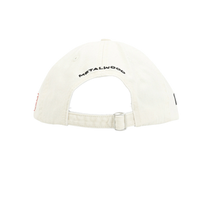 Metalwood Tour Sponsor 6-Panel Strapback Hat Bone