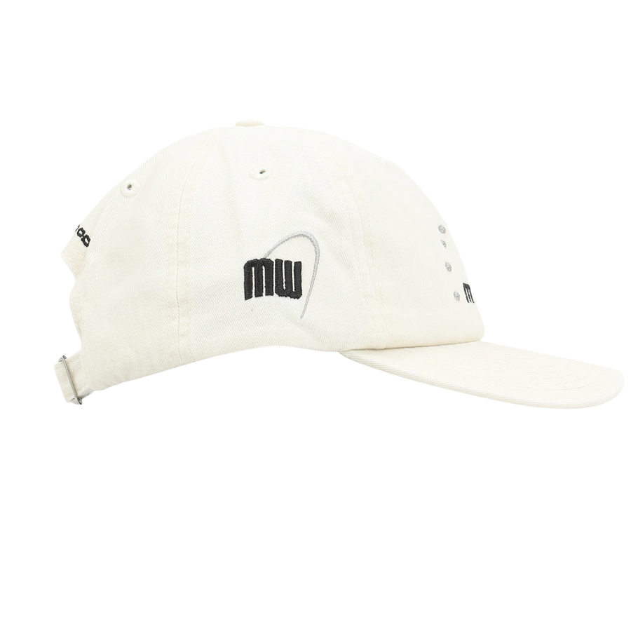 Metalwood Tour Sponsor 6-Panel Strapback Hat Bone