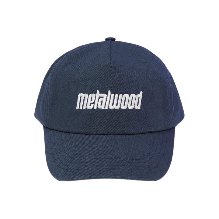 Metalwood Metal Logo 5-Panel Hat Navy