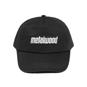 Metalwood Metal Logo 5-Panel Hat Black