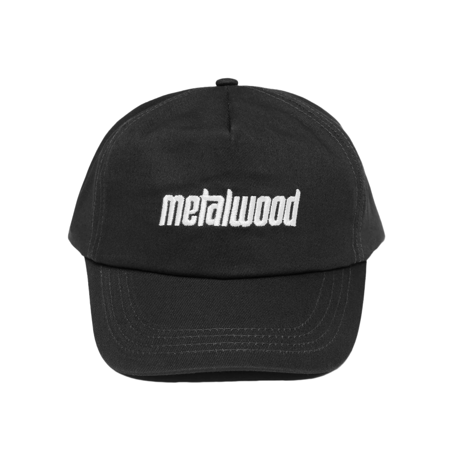 Metalwood Metal Logo 5-Panel Hat Black