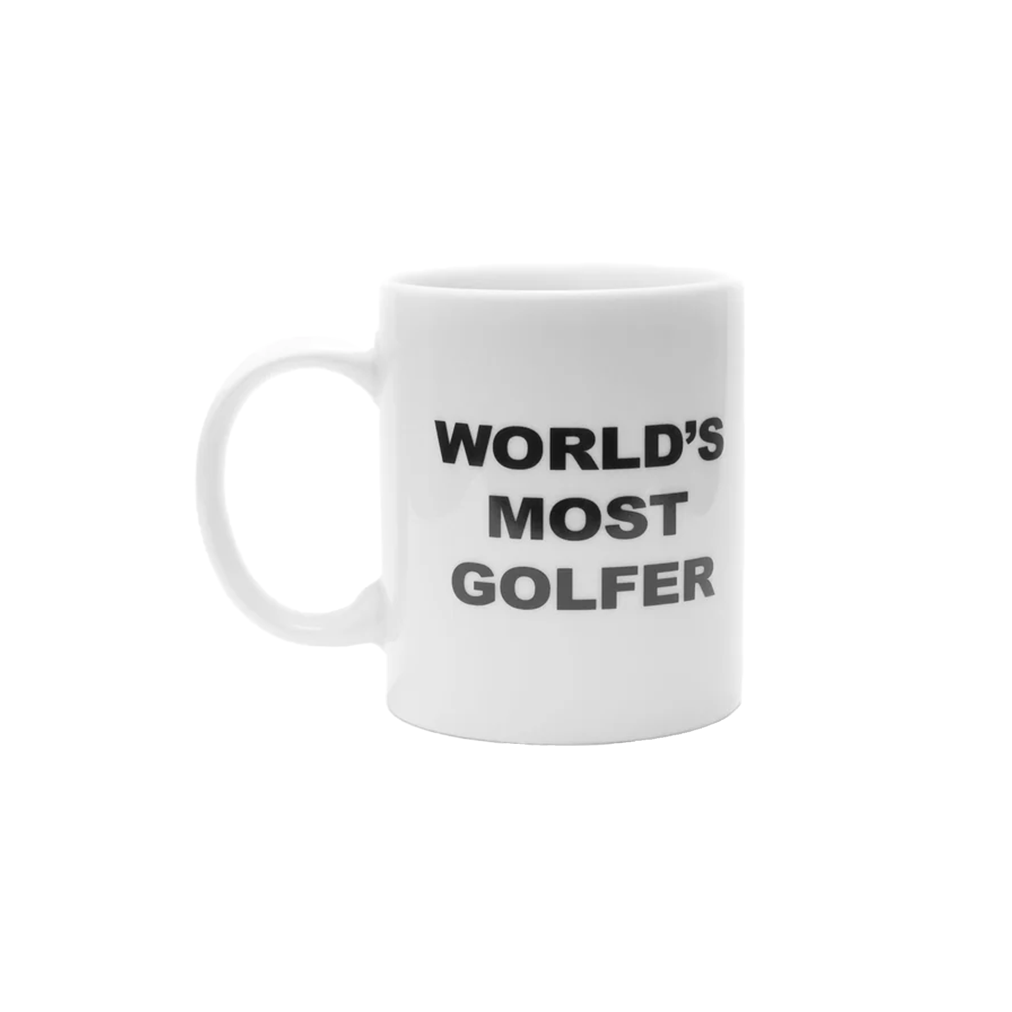 Metalwood World's Most Golfer Mug White