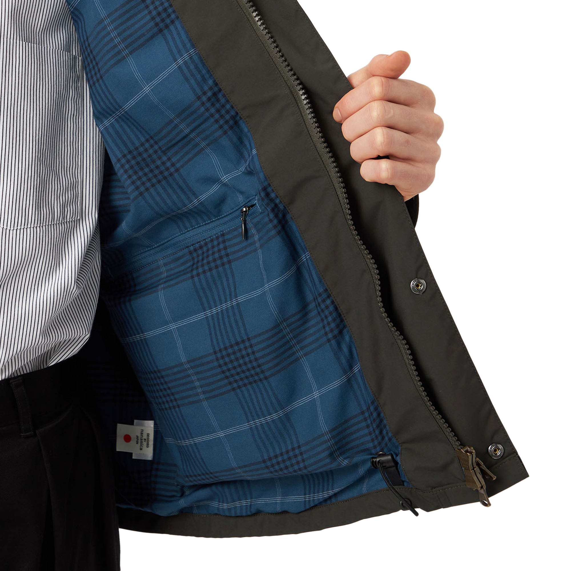 nanamica 2L PERTEX UNLIMITED Field Short Jacket Dark Olive