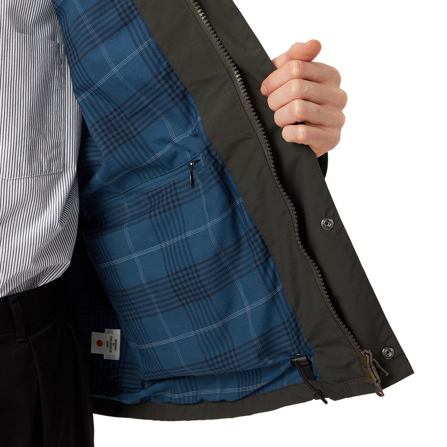 nanamica 2L PERTEX UNLIMITED Field Short Jacket Dark Olive