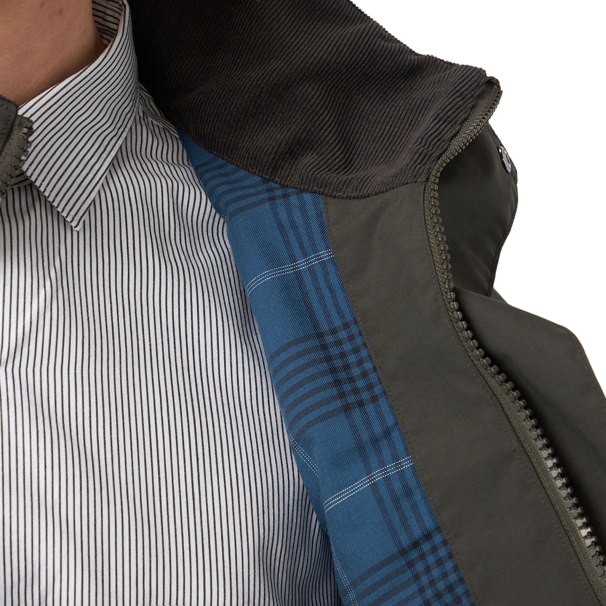 nanamica 2L PERTEX UNLIMITED Field Short Jacket Dark Olive