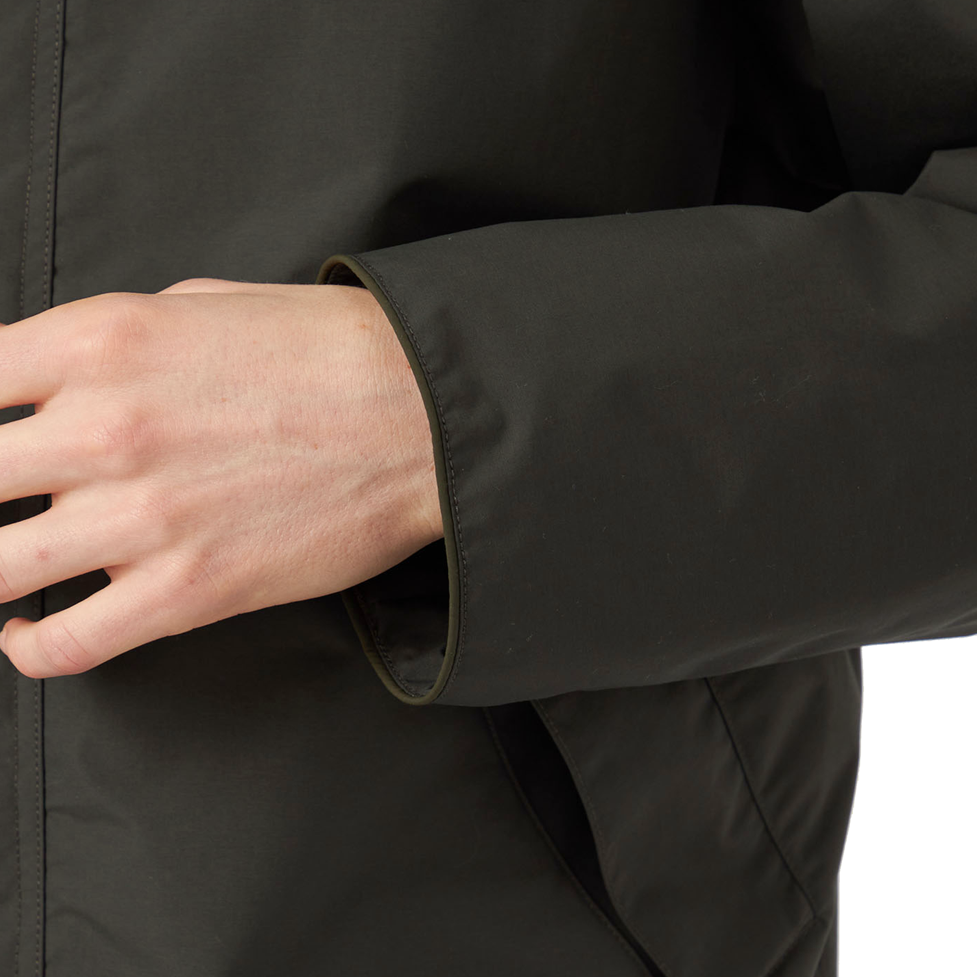 nanamica 2L PERTEX UNLIMITED Field Short Jacket Dark Olive