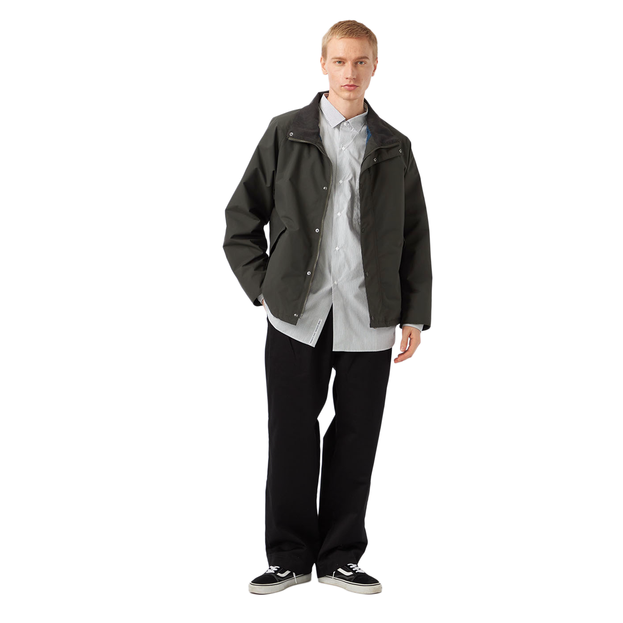 nanamica 2L PERTEX UNLIMITED Field Short Jacket Dark Olive