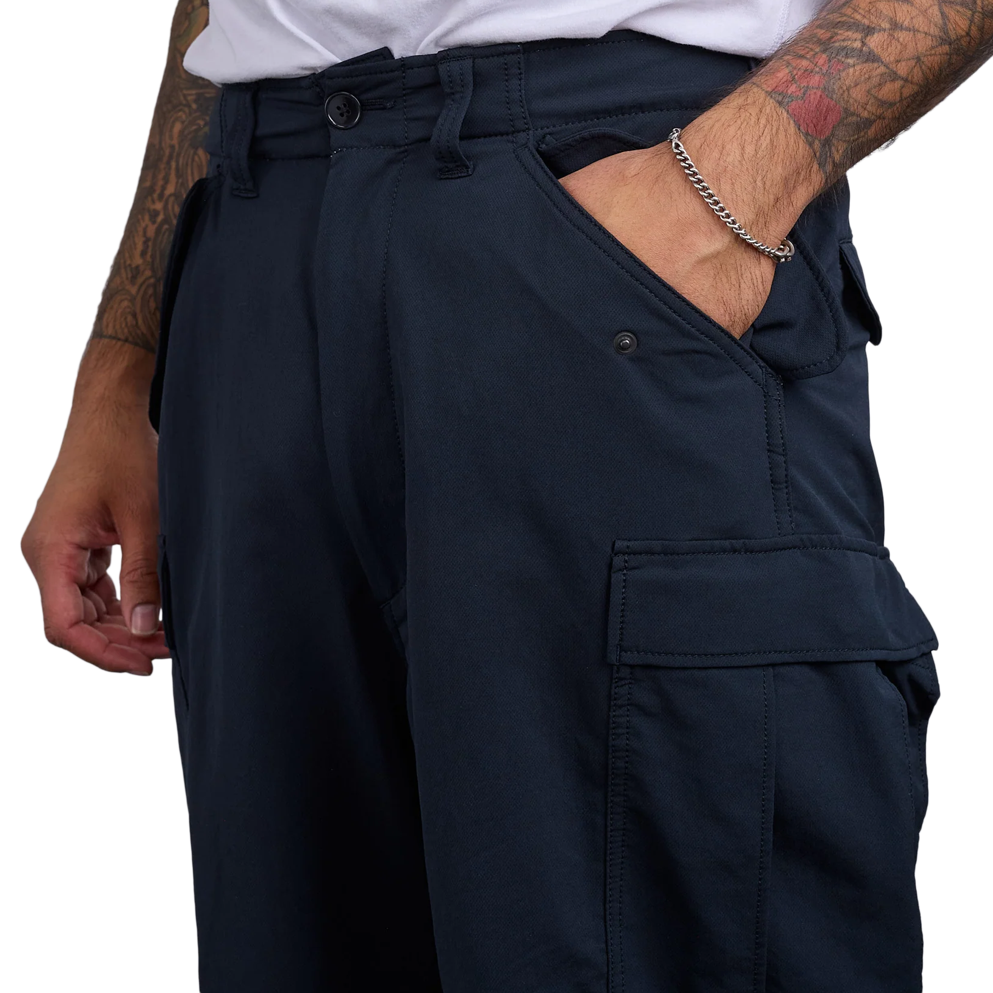 nanamica ALPHADRY Field Cargo Pants Dark Navy