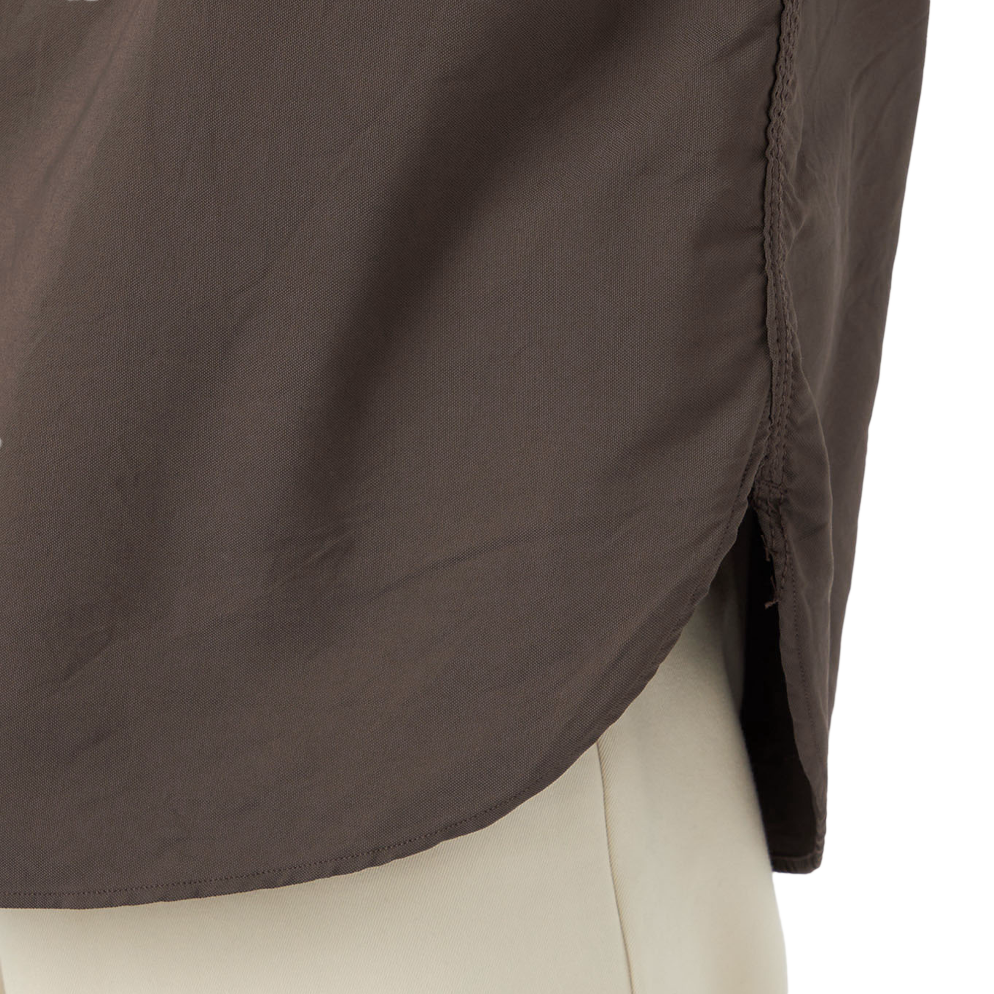 nanamica Button Down Wind Shirt Brown