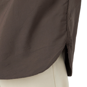 nanamica Button Down Wind Shirt Brown