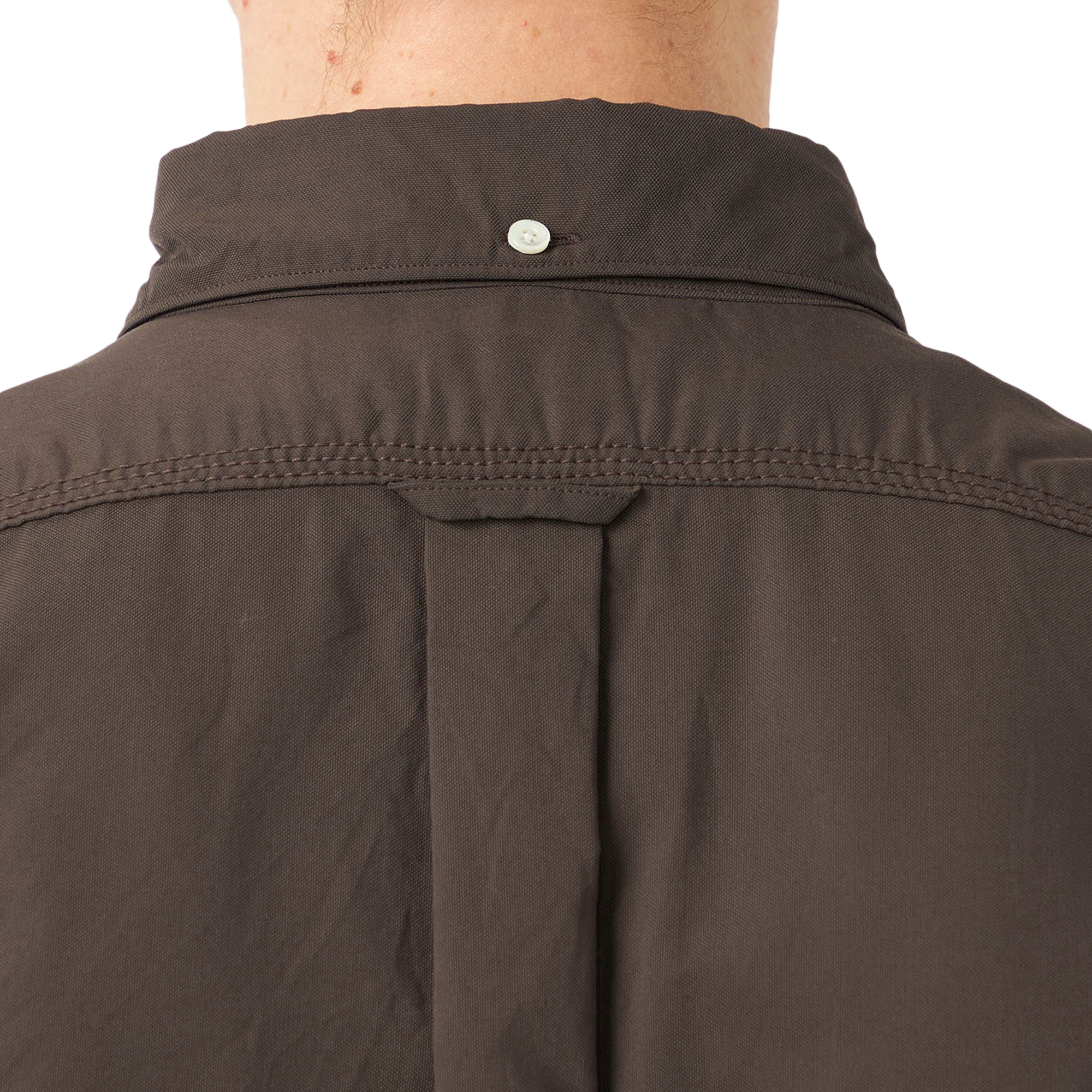 nanamica Button Down Wind Shirt Brown