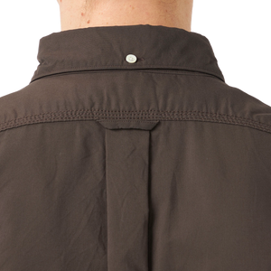 nanamica Button Down Wind Shirt Brown