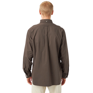 nanamica Button Down Wind Shirt Brown