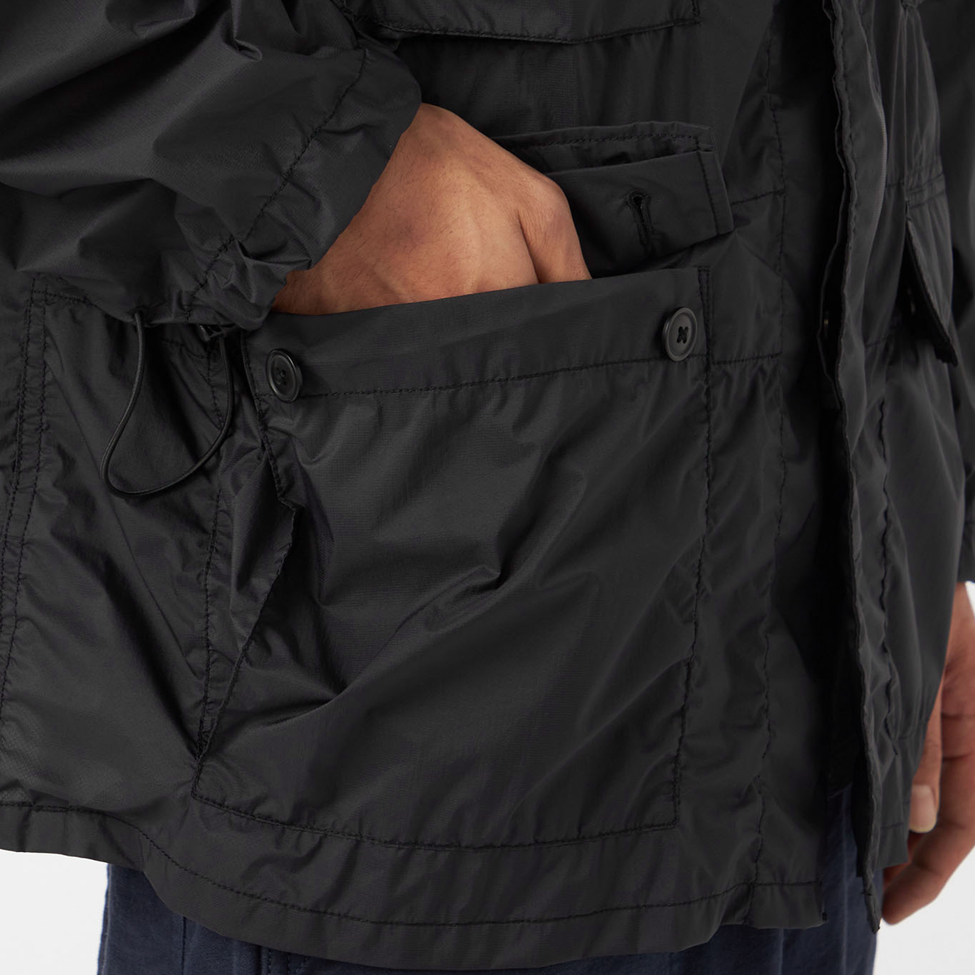 nanamica Light Weight Field Jacket Black