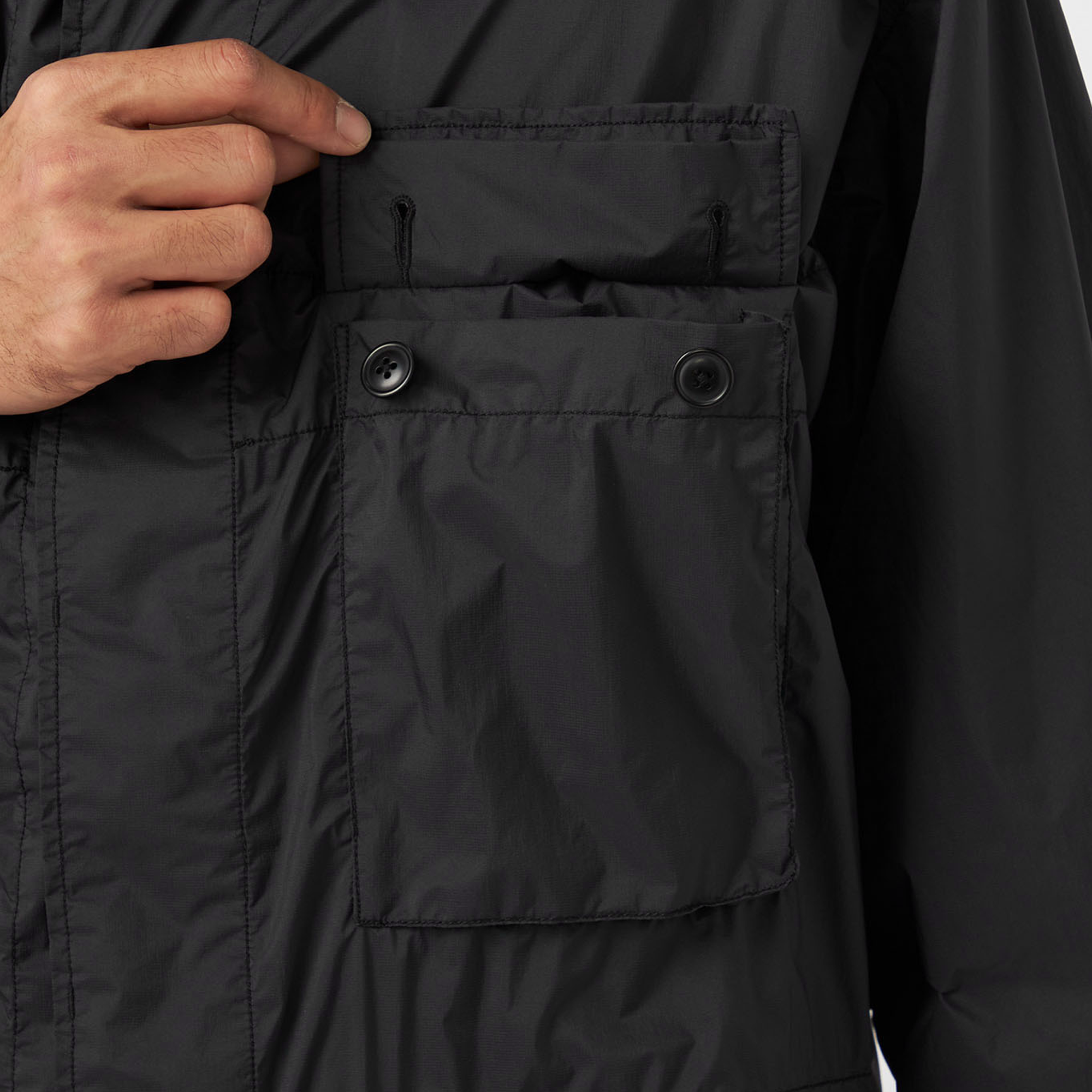 nanamica Light Weight Field Jacket Black