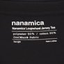 nanamica Loopwheel Coolmax Jersey T-Shirt Black FW25