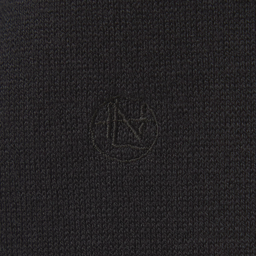 nanamica Loopwheel Coolmax Jersey T-Shirt Black FW25