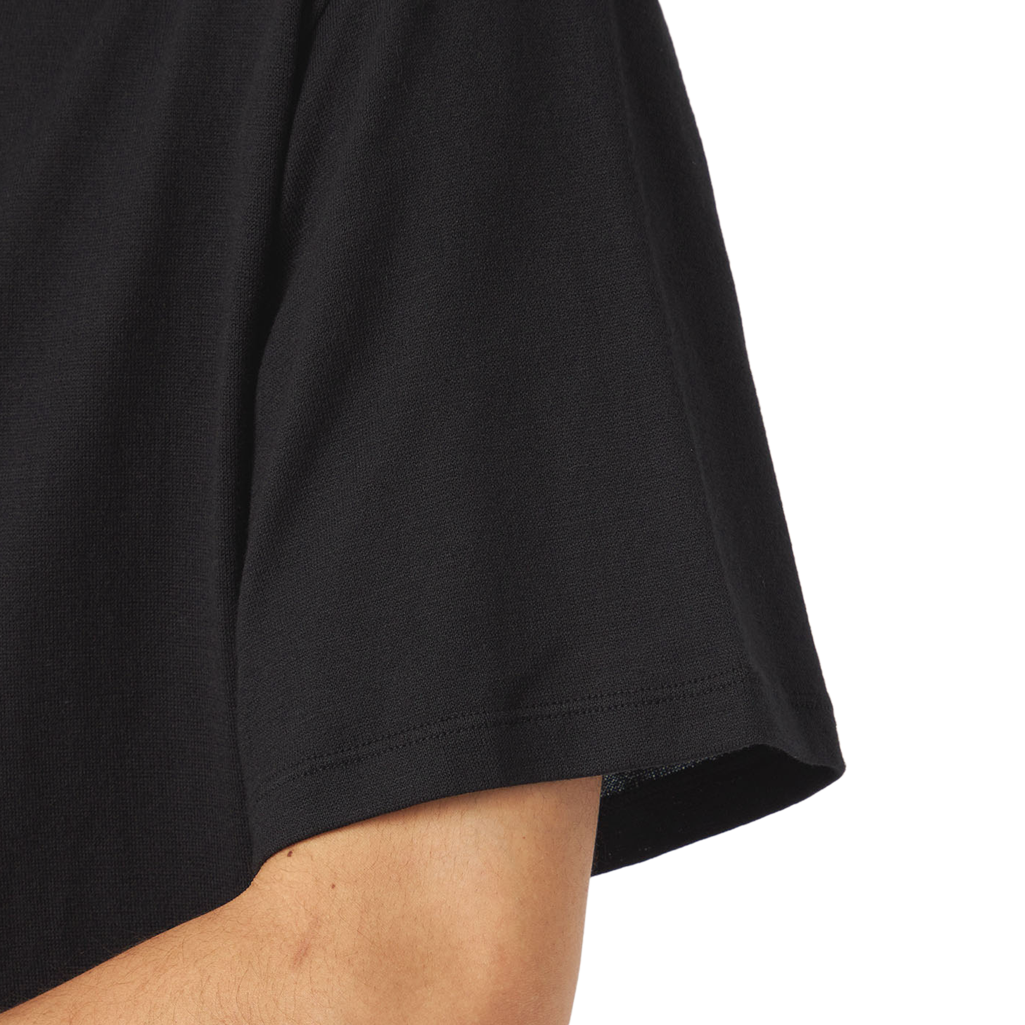 nanamica Loopwheel Coolmax Jersey T-Shirt Black FW25