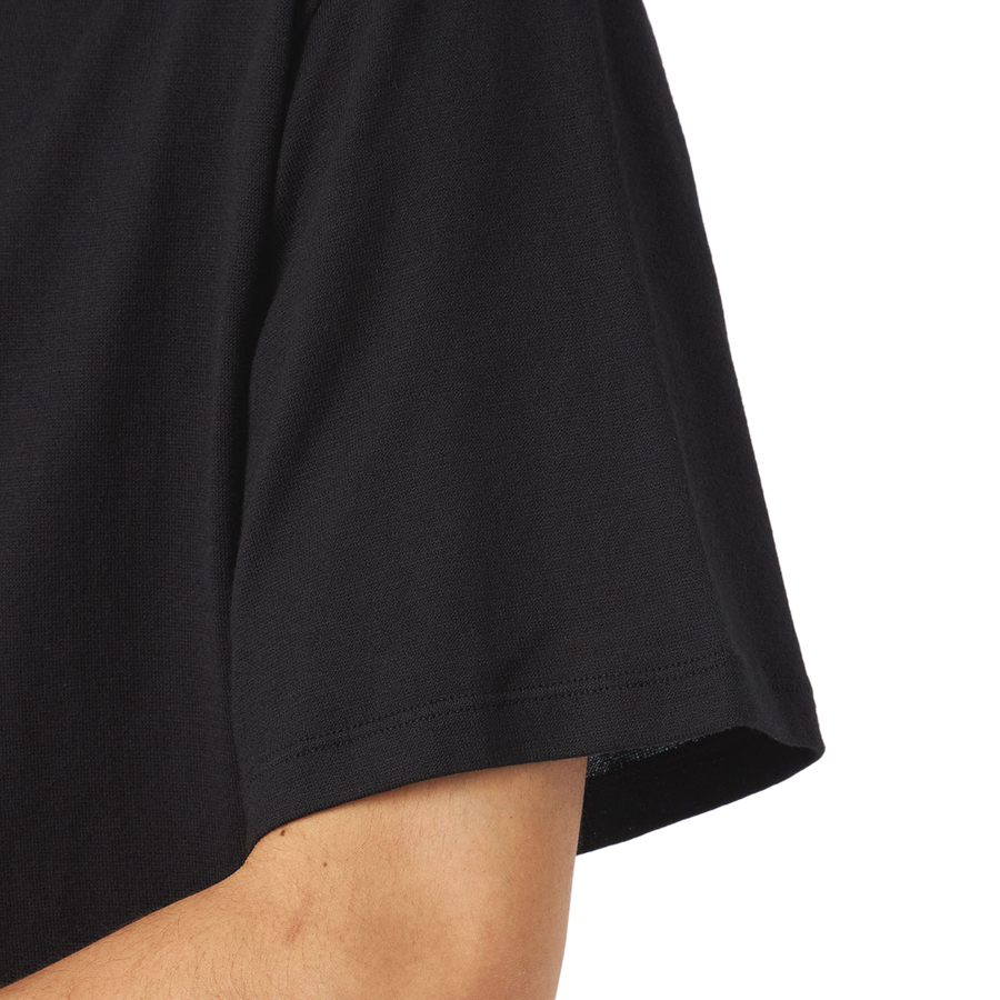 nanamica Loopwheel Coolmax Jersey T-Shirt Black FW25