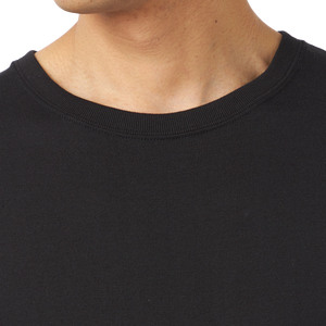nanamica Loopwheel Coolmax Jersey T-Shirt Black FW25