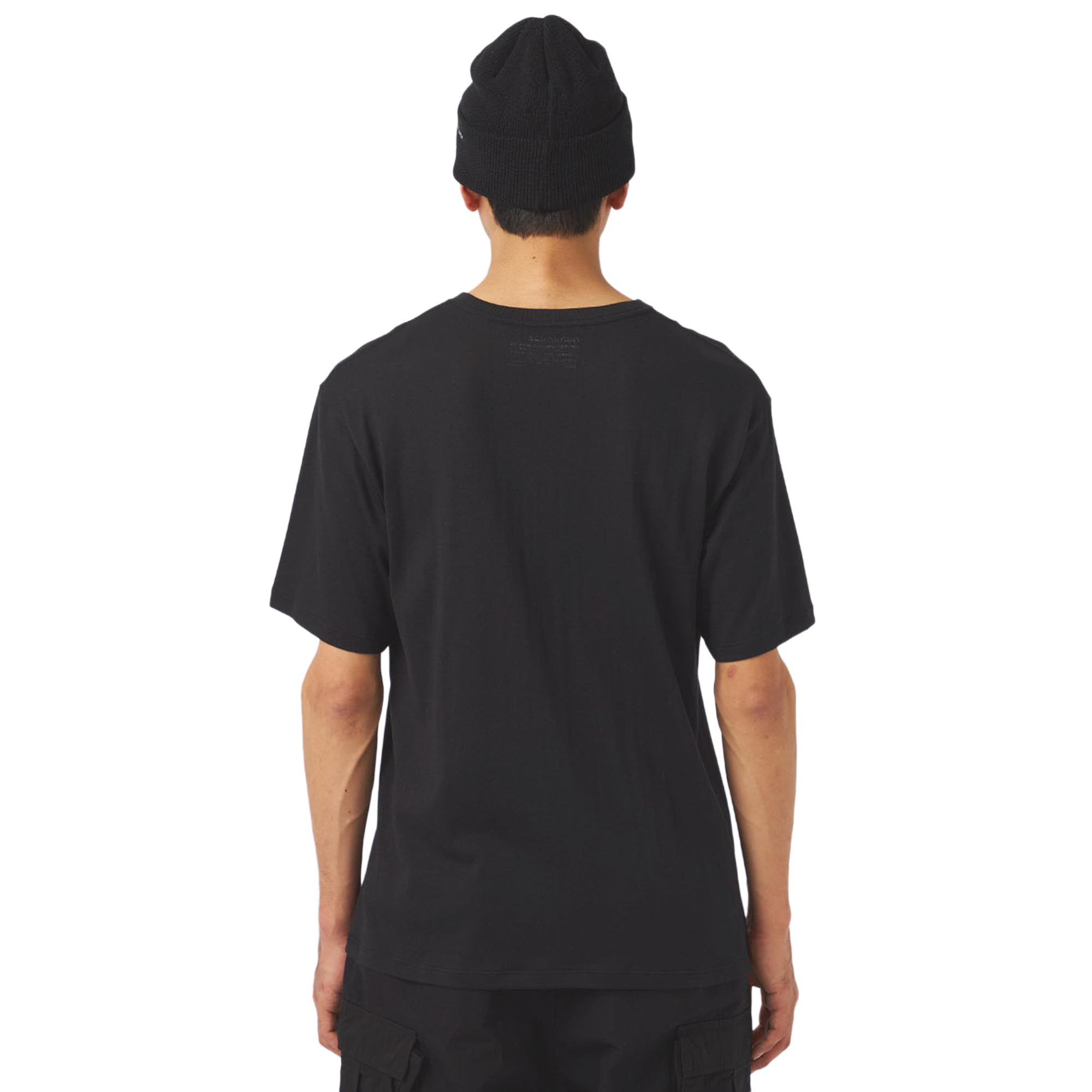 nanamica Loopwheel Coolmax Jersey T-Shirt Black FW25