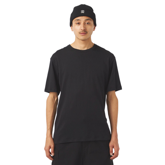 nanamica Loopwheel Coolmax Jersey T-Shirt Black FW25