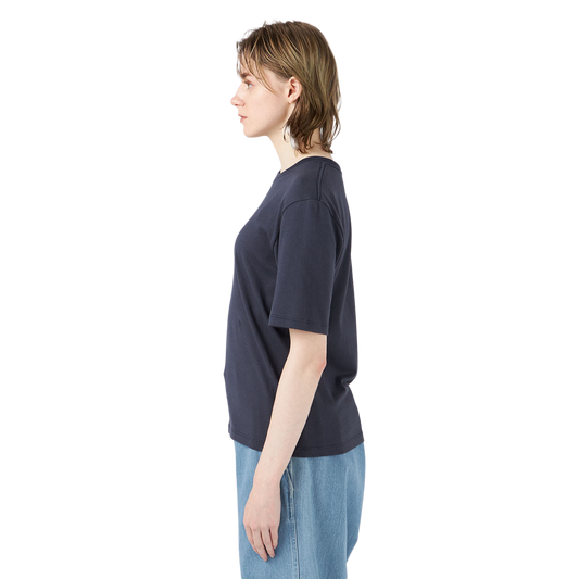 nanamica Loopwheel Coolmax Jersey T-Shirt Navy FW25