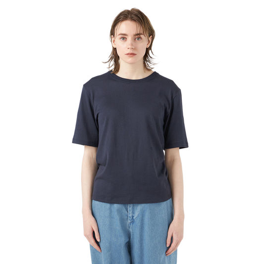 nanamica Loopwheel Coolmax Jersey T-Shirt Navy FW25
