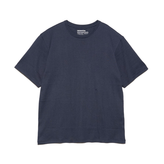 nanamica Loopwheel Coolmax Jersey T-Shirt Navy FW25