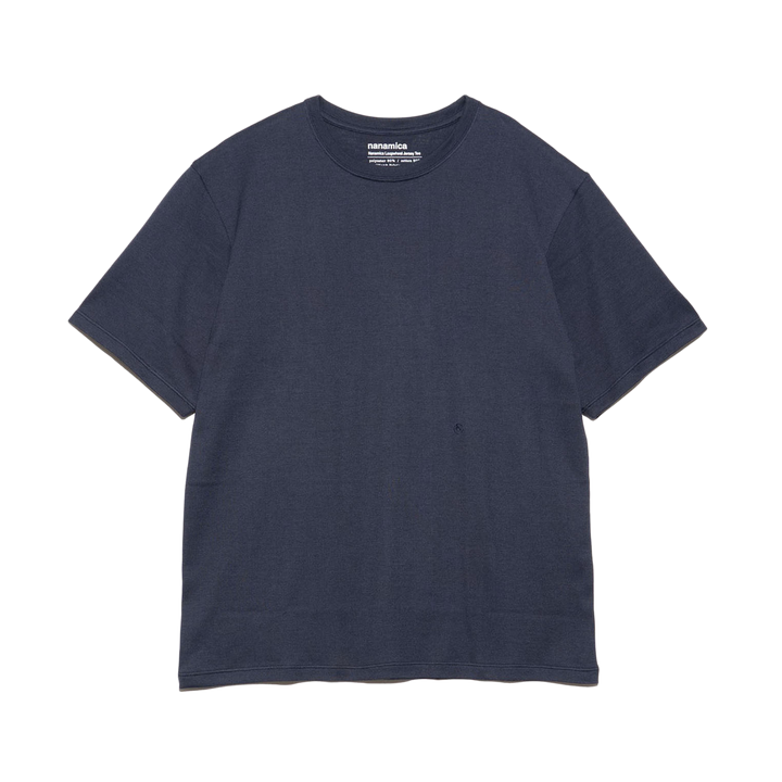 nanamica Loopwheel Coolmax Jersey T-Shirt Navy FW25