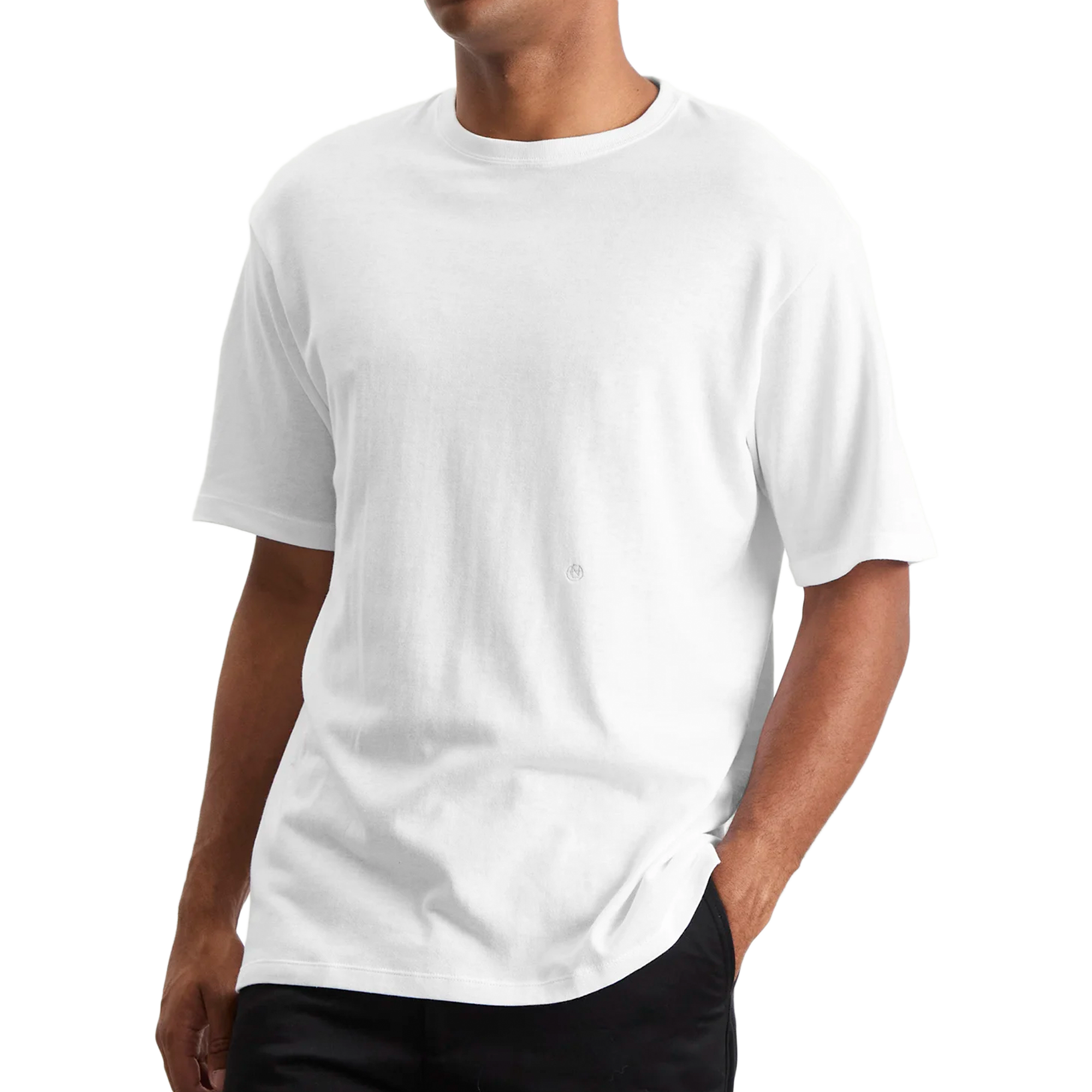 nanamica Loopwheel Coolmax Jersey T-Shirt White FW25