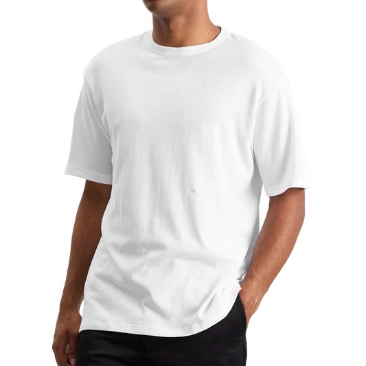 nanamica Loopwheel Coolmax Jersey T-Shirt White FW25