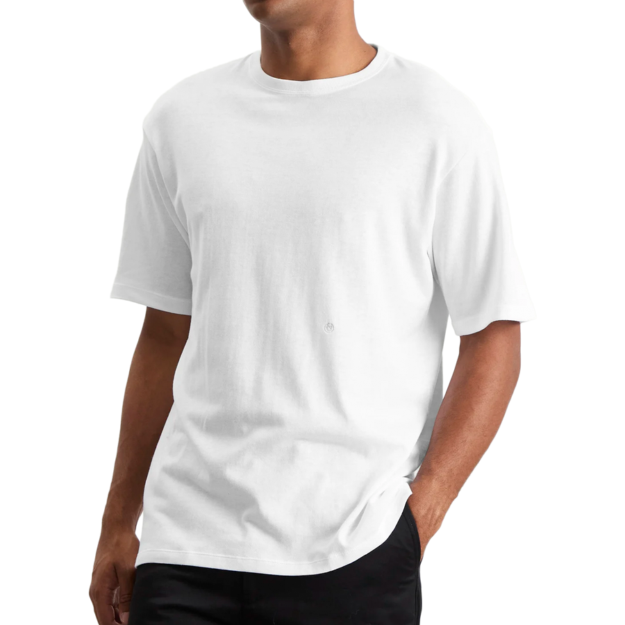 nanamica Loopwheel Coolmax Jersey T-Shirt White FW25