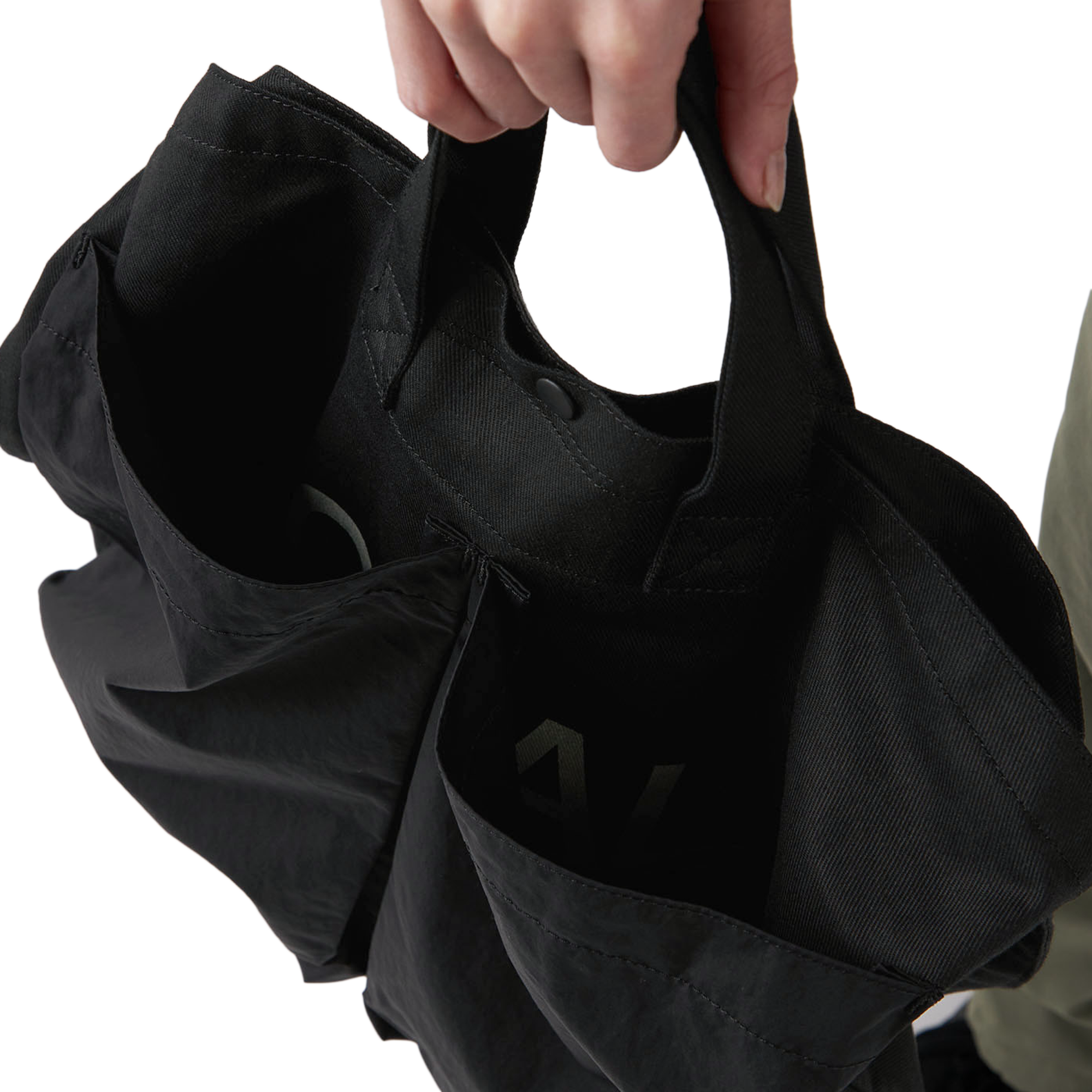 nanamica OOAL Tote Bag Black