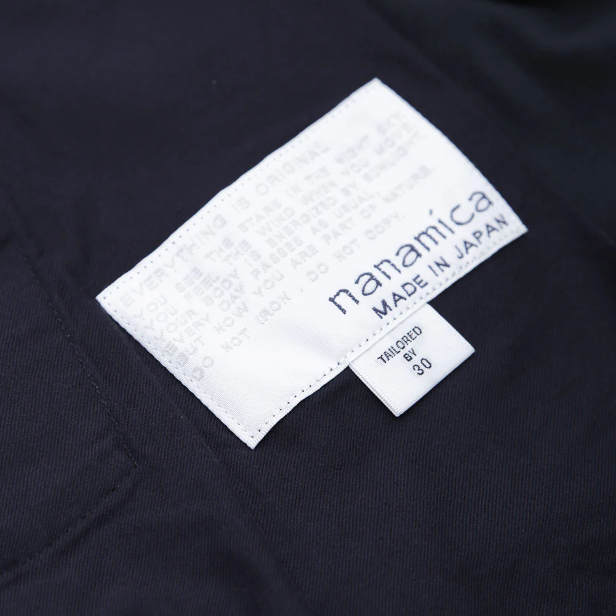 nanamica Wide Straight Chino Pants Navy