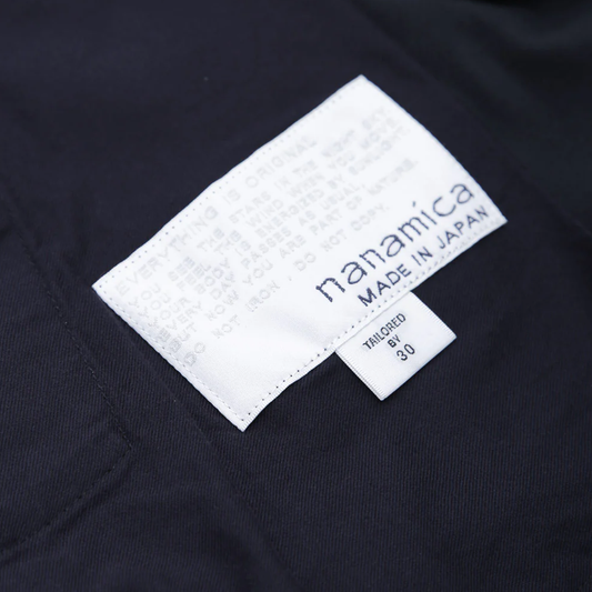 nanamica Wide Straight Chino Pants Navy