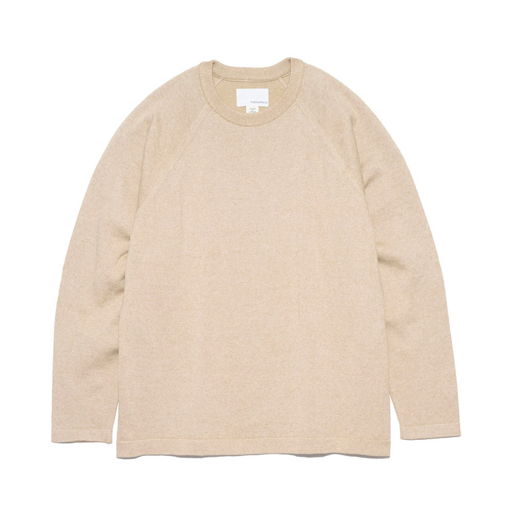 Nanamica Cotton Cashmere Sweater Beige SUHF351U