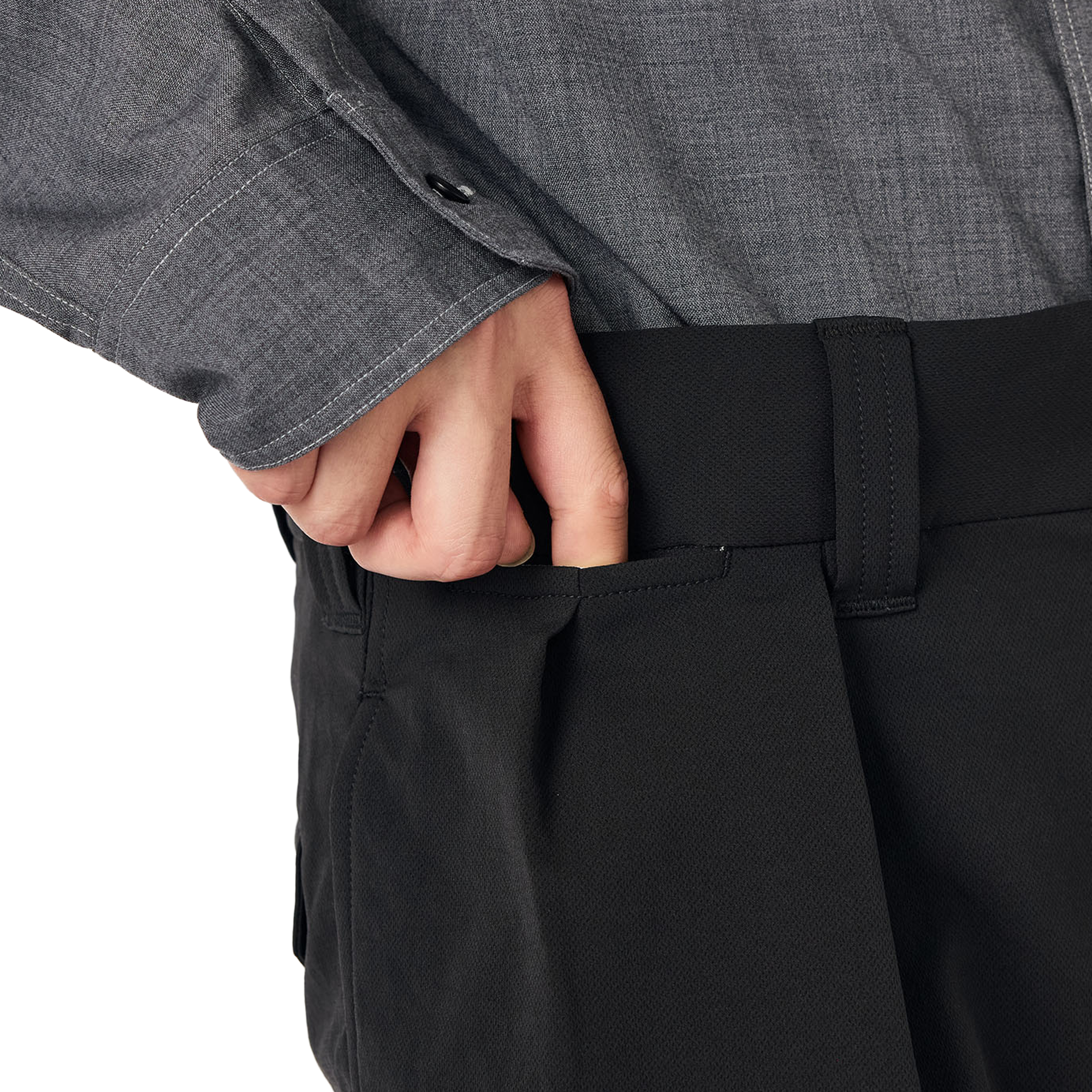 nanamica ALPHADRY Double Pleat Shorts Black