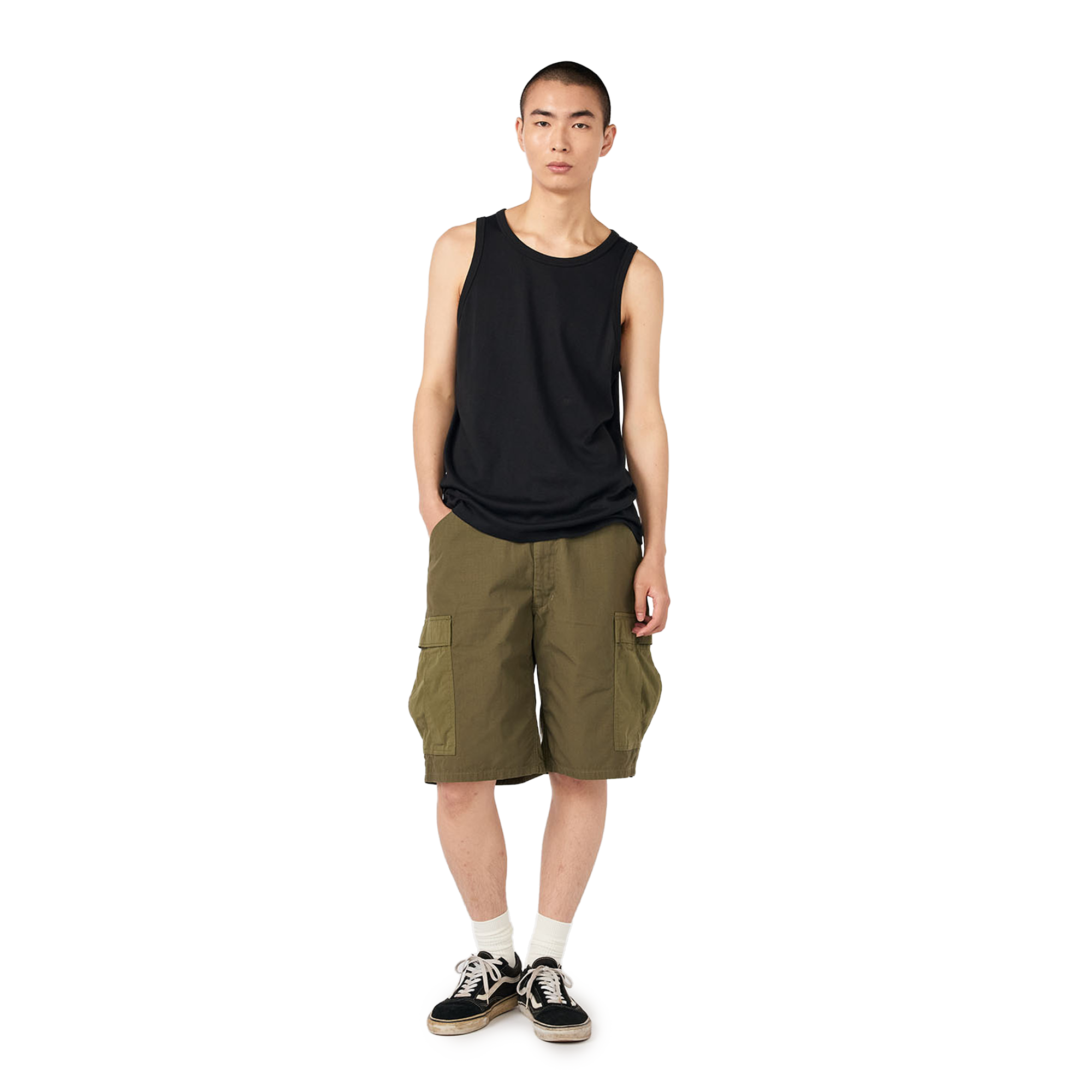 nanamica Cargo Shorts Olive Drab