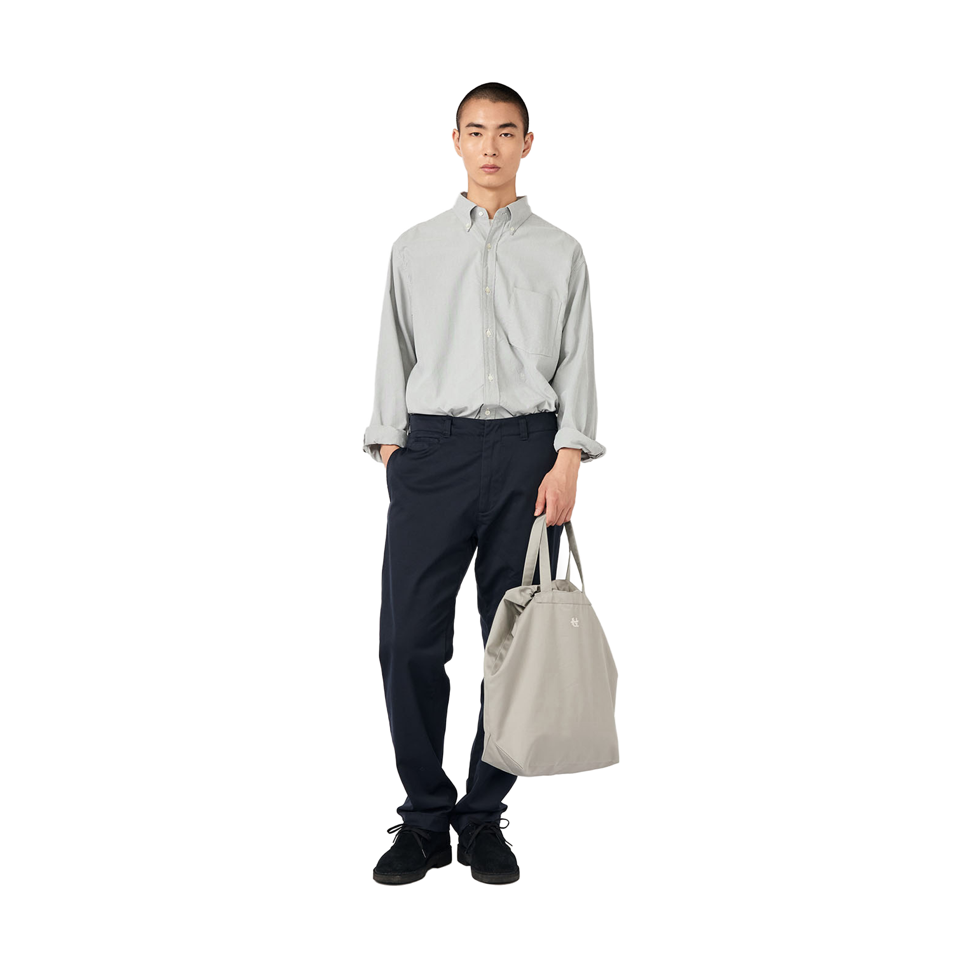 nanamica Chino Tote Bag Light Grey