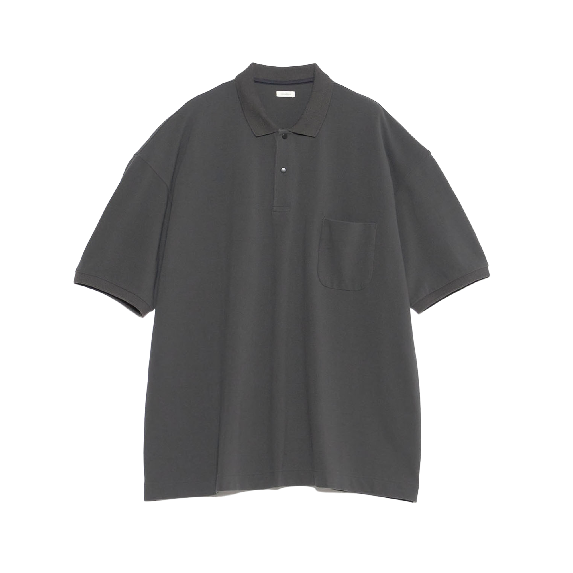 nanamica Short Sleeve Polo Shirt Charcoal