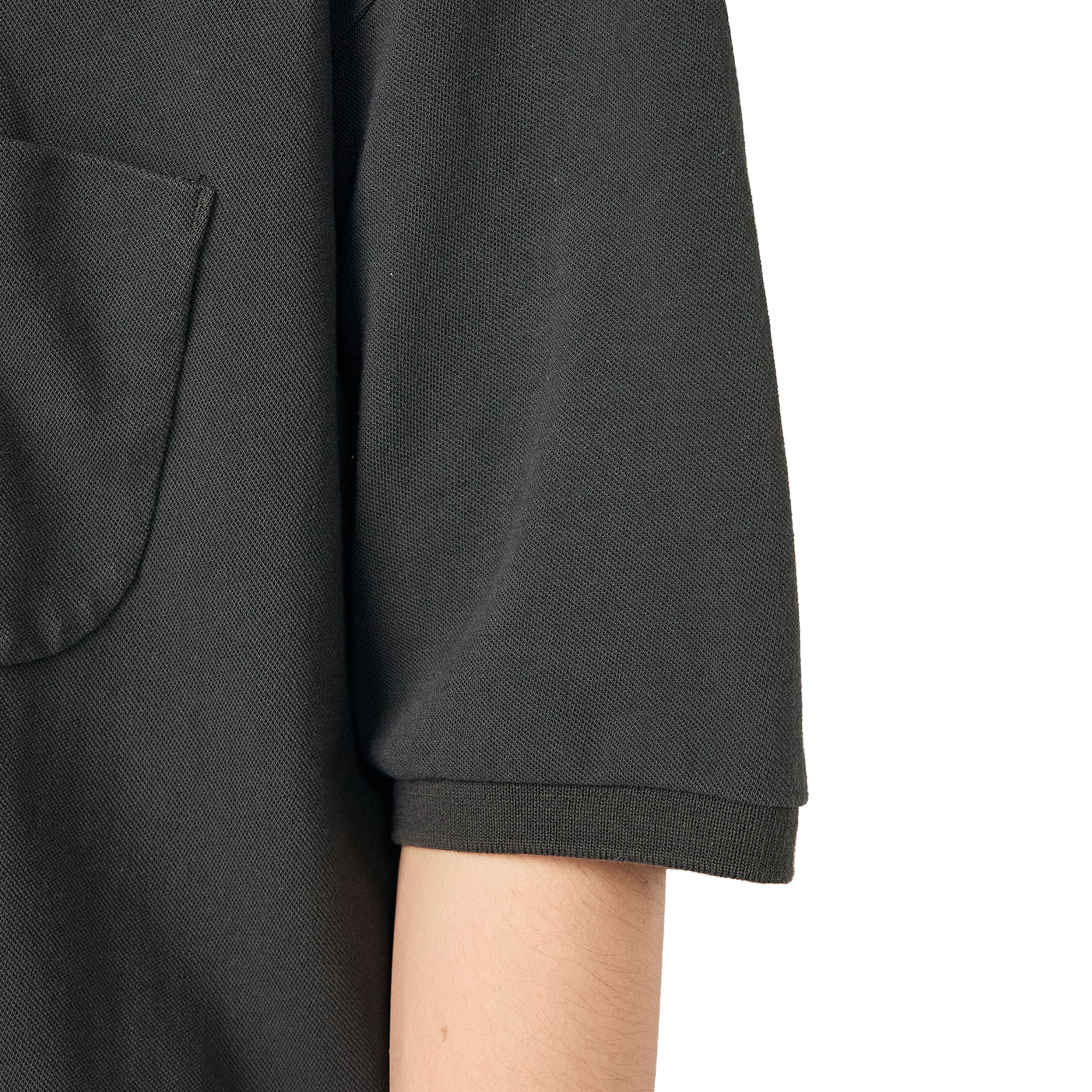nanamica Short Sleeve Polo Shirt Charcoal